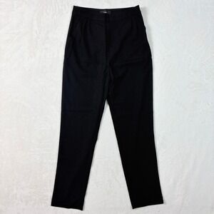 Lulus Black Pleated Front Ankle Pants Womens Size Small
